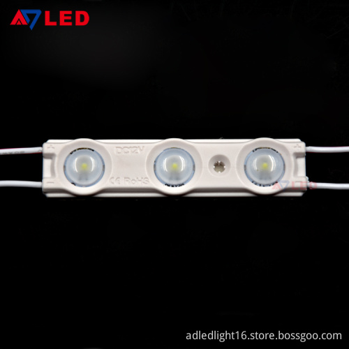 Adled Light 12v led module pcb 3leds waterproof ce&rohs led modulefor textile light box